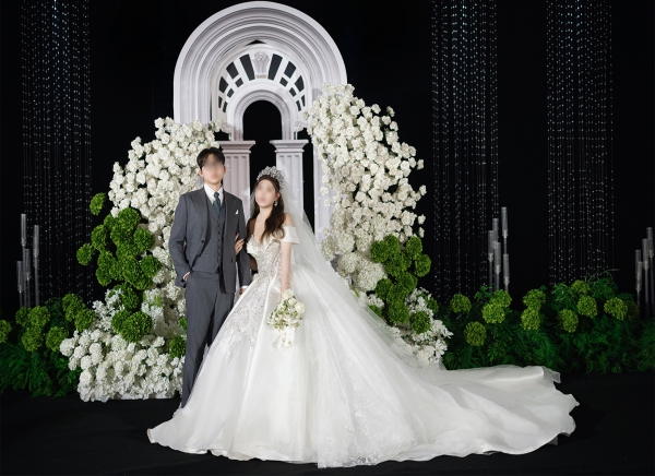 婚禮篇丨白綠沁心，韓式情詩(shī)翻頁(yè)