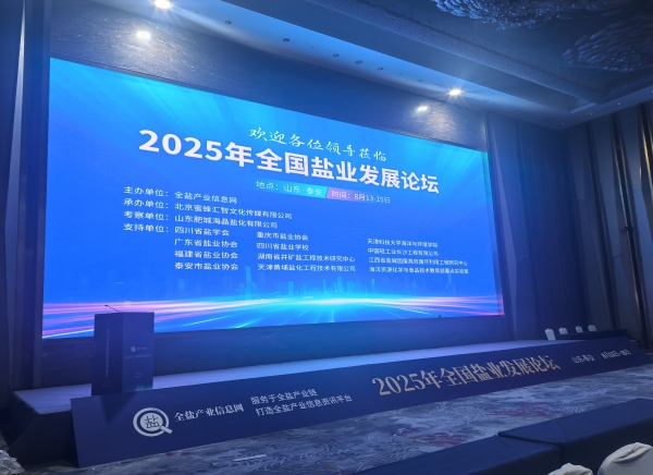 活動篇丨2025年全國鹽業(yè)發(fā)展論壇